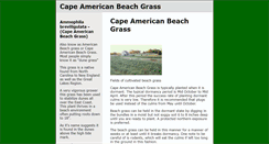 Desktop Screenshot of beachgrass.info
